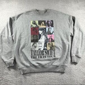 Taylor Swift Eras Sweater Crewneck Sweater Gray Official Merch‎ Swiftie Medium